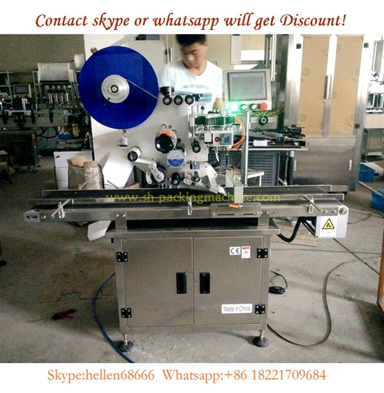automatic vacuum bag plate labeling machine,topside sticker