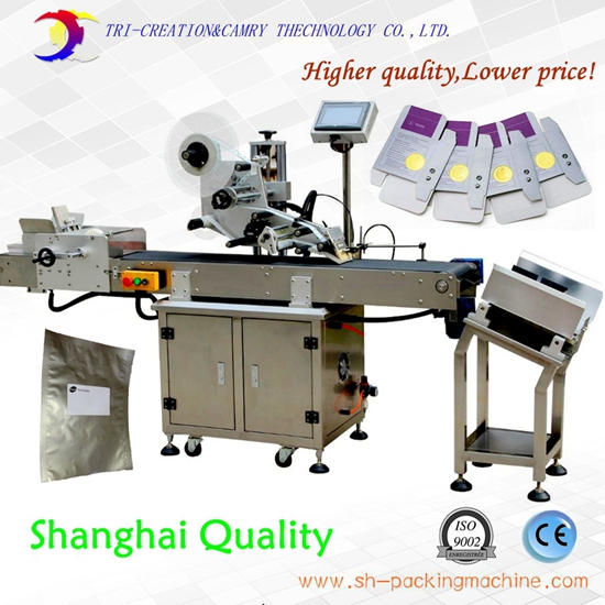 automatic bag plane paging labeling machine