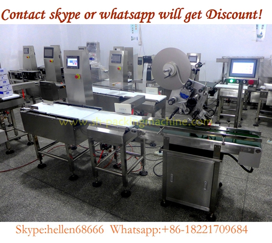 automatic box check weigher machine with kicker
