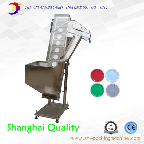 automatic cap sorter elevator,bottle cap bucket unscrambler