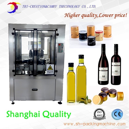 aluminum cap sealing machine,wine bottle capping machine,8 head