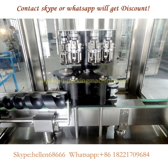aluminum cap sealing machine,wine bottle capping machine,8 head