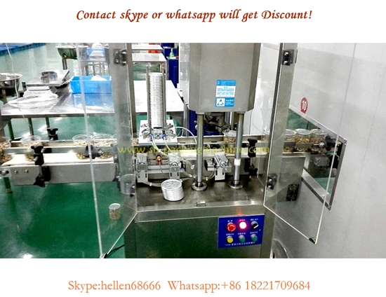 automatic tin seaming machine,aluminum foil ring pull can seamer,200ml