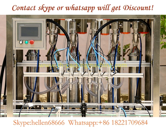lubrication oil automatic filling machine,5L 6 nozzle piston