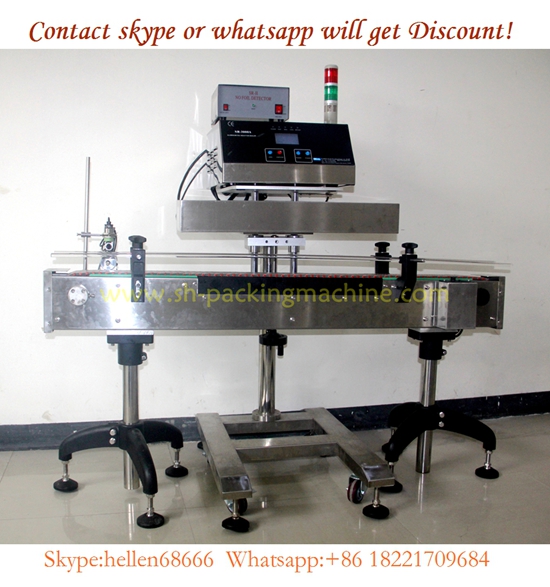 automatic aluminum film sealing machine with rejector